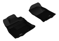 Thumbnail for 3D MAXpider 2013-2020 Toyota 4Runner Kagu 1st Row Floormat - Black