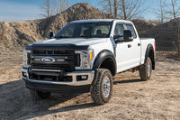 Thumbnail for AVS 17-18 Ford F-250 Super Duty Aeroskin II Textured Low Profile Hood Shield - Black