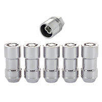 Thumbnail for McGard Wheel Lock Nut Set - 5pk. (Cone Seat) M14X1.5 / 22mm Hex / 1.965in. Length - Chrome