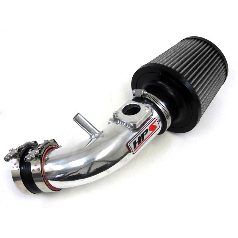 HPS Shortram Air Intake Kit 07-13 Mazda Mazdaspeed 3 2.3L Turbo, Polish