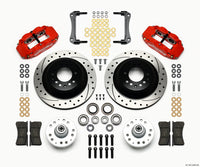 Thumbnail for Wilwood Narrow Superlite 6R Front Hub & 1PC Rtr Kit 12.88in Dril -Red 79-81 Camaro