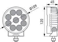 Thumbnail for Hella ValueFit LED Work Light TR3000 LED MV CR LT