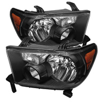 Thumbnail for Xtune Toyota Tundra 07-13 / Toyota Sequoia 08-13 OEM Style Headlights Black HD-JH-TTU07-AM-BK