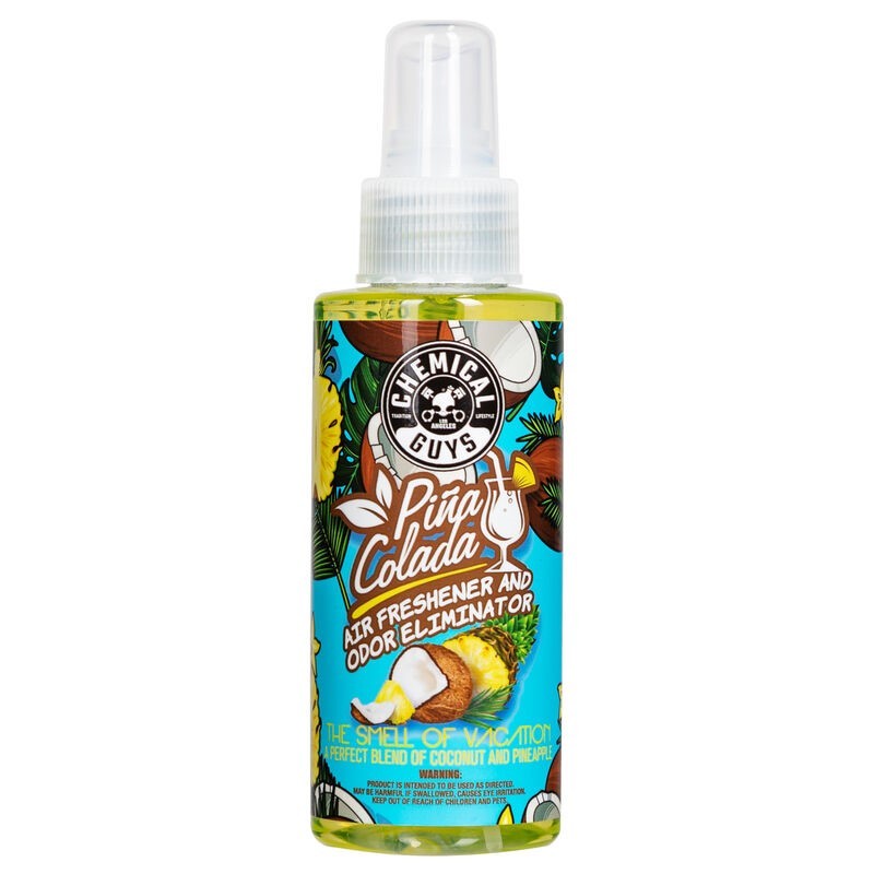 Chemical Guys Pina Colada Air Freshener & Odor Eliminator - 4oz