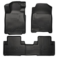 Thumbnail for Husky Liners 10-12 Ford Mustang WeatherBeater Combo Black Floor Liners