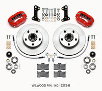 Thumbnail for Wilwood Forged Dynalite-M Front Kit 11.00in 1 PC Rotor&Hub Red 67-69 Camaro 64-72 Nova Chevelle