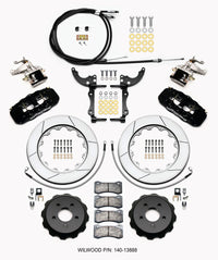 Thumbnail for Wilwood AERO4 / MC4 Rear Kit 14.00 2015-Up Mustang w/Lines & Cables