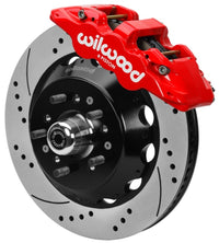 Thumbnail for Wilwood Aero6 Big Brake Front Kit 14.00in D/S Red 67-69 Chevrolet Camaro w/ Wilwood AFX Pro Spindle