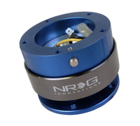 Thumbnail for NRG Quick Release Gen 2.0 - Blue Body / Titanium Chrome Ring (5 Hole Base 5 Hole Top)