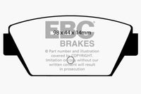 Thumbnail for EBC 93-94 Eagle Talon 1.8 Greenstuff Rear Brake Pads