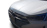 Thumbnail for AVS 19-20 Hyundai Elantra Aeroskin Low Profile Hood Shield - Chrome