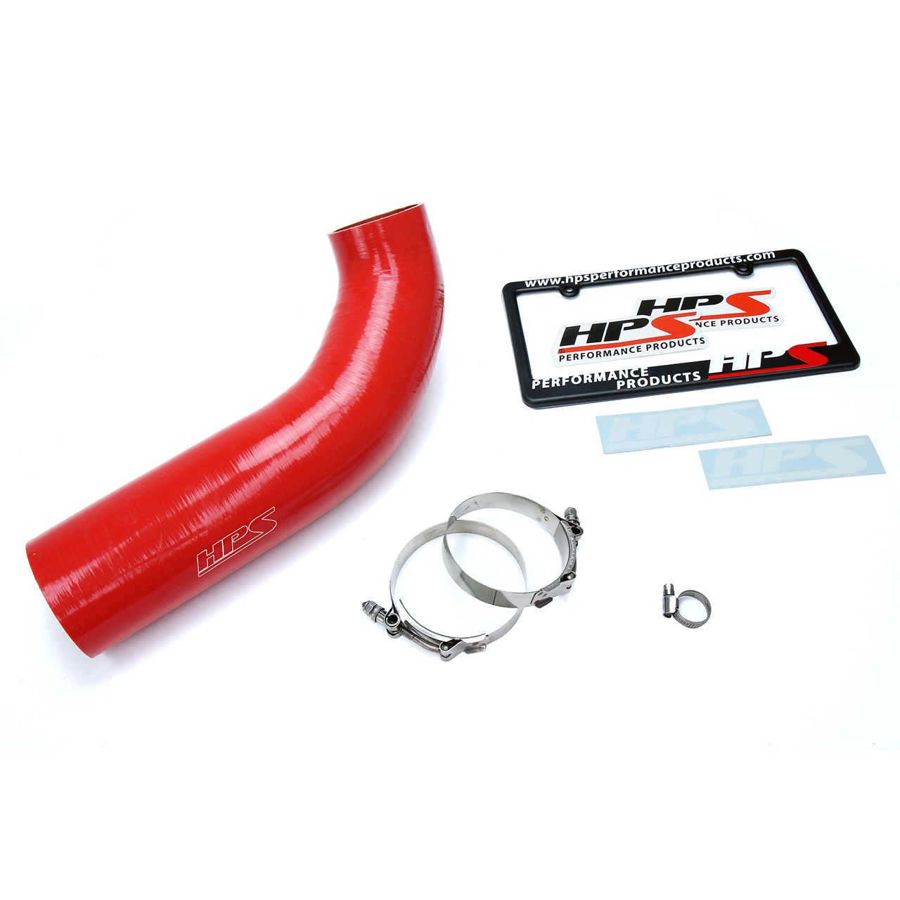 HPS Red Reinforced Silicone Post MAF Air Intake Hose Kit for Jeep 12-17 Wrangler JK & Unlimited 3.6L V6