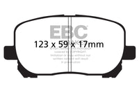 Thumbnail for EBC 02-08 Pontiac Vibe 1.8 Greenstuff Front Brake Pads