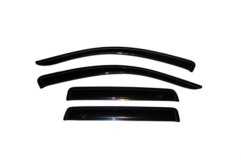 AVS 07-10 Mitsubishi Outlander Ventvisor Outside Mount Window Deflectors 4pc - Smoke