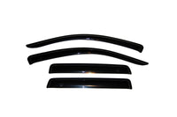 Thumbnail for AVS 07-10 Mitsubishi Outlander Ventvisor Outside Mount Window Deflectors 4pc - Smoke