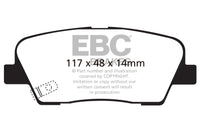 Thumbnail for EBC 11+ Hyundai Equus 4.6 Greenstuff Rear Brake Pads