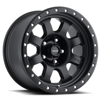 Thumbnail for Raceline 928B Monster 17x9in / 5x127 BP / -12mm Offset / 83.82mm Bore - Satin Black Wheel