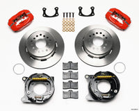 Thumbnail for Wilwood Forged Dynalite P/S Park Brake Kit Red New Big Ford 2.50in offset Staggrd Shock