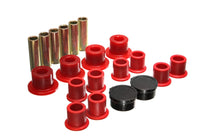 Thumbnail for Energy Suspension 98-11 Ford Ranger Red Rear Leaf Spring Bushing Set