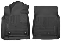 Thumbnail for Husky Liners 12-14 Toyota Tundra Pickup(Crew / Ext / Std Cab) X-Act Contour Black Front Floor Liners