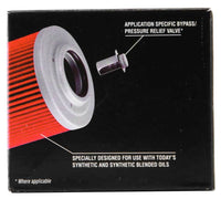 Thumbnail for K&N Honda / Kawasaki / Yamaha / Triumph 3in OD x .75ID x 2.210in H Oil Filter