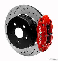 Thumbnail for Wilwood Narrow Superlite 4R Rear Brake Kit 14.00in Red 2020-Up Jeep JT w/ Lines