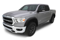 Thumbnail for AVS 2019 RAM 1500 Crew Cab Ventvisor Outside Mount Front & Rear Window Deflectors 4pc - Smoke