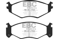 Thumbnail for EBC 91-95 Chrysler LeBaron 2.5 (15in Wheels) Yellowstuff Front Brake Pads