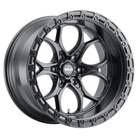 Thumbnail for Weld Off-Road W108 20X10 Ledge 6X139.7 ET13 BS6.00 Satin Black / Black Ring 106.1