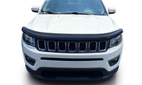 Thumbnail for AVS 17-22 Jeep Compass Carflector Low Profile Hood Shield - Smoke