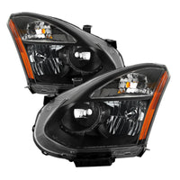 Thumbnail for xTune Nissan Rogue 08-14 Halogen Model Only OEM Style Headlights-Black HD-JH-NROG08-AM-BK