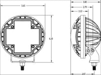 Thumbnail for ARB Nacho 5.75in Offroad TM5 Combo White LED Light Set