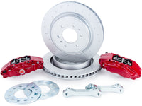 Thumbnail for Alcon 10-14 & 17-18 Raptor/09-17 F150 360x32 Rotors 4-Piston Red Rear Brake Kit w/o Elect Park Brake