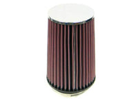 Thumbnail for K&N Universal Chrome Filter 3 1/2 inch FLG / 5 1/2 inch Bottom / 4 1/2 inch Top / 8 inch Height