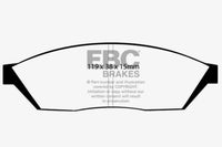 Thumbnail for EBC 82-84 Honda Civic Hatchback 1.3 (4 Speed) Greenstuff Front Brake Pads