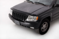 Thumbnail for AVS 99-04 Jeep Grand Cherokee Bugflector Medium Profile Hood Shield - Smoke