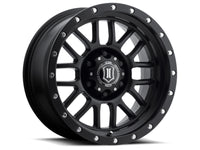 Thumbnail for ICON Alpha 17x8.5 6x135 6mm Offset 5in BS 87.1mm Bore Satin Black Wheel