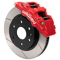 Thumbnail for Wilwood 99-06 Chevy Silverado/GMC Sierra Aero6-DM Front Brake Kit - Slotted - Red