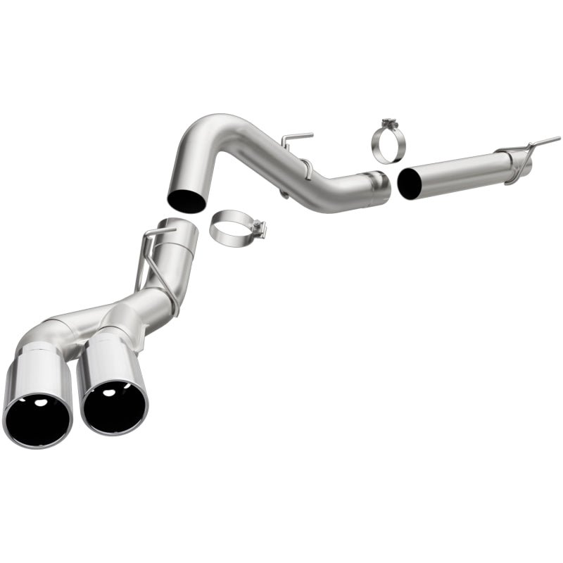 MagnaFlow CatBack 2018 Ford F-150 V6-3.0L Dual Exit Polished Stainless Exhaust - MF Series