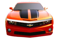 Thumbnail for AVS 10-15 Chevy Camaro (Grille Fascia Mount) Aeroskin Low Profile Hood Shield - Chrome