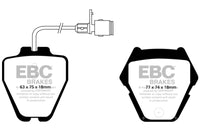 Thumbnail for EBC 00-03 Audi A8 Quattro 4.2 (8 Pad Set) Redstuff Front Brake Pads