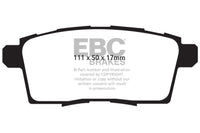 Thumbnail for EBC 06-08 Ford Edge 3.5 2WD Greenstuff Rear Brake Pads