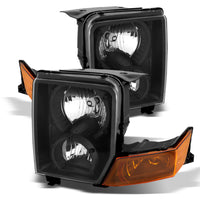 Thumbnail for Xtune Jeep Commander 06-10 Crystal Headlights Black HD-JH-JCOM06-AM-BK