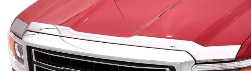 AVS 88-99 Chevy CK Aeroskin Low Profile Hood Shield - Chrome