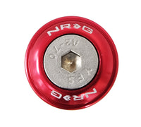 Thumbnail for NRG Fender Washer Kit w/Rivets For Plastic (Red) - Set of 10