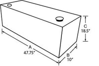 Thumbnail for Tradesman Aluminum Vertical Liquid Storage Tank (50 Gallon Capacity) - Black