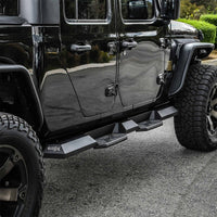 Thumbnail for Westin 2020 Jeep Gladiator HDX Xtreme Nerf Step Bars - Textured Black