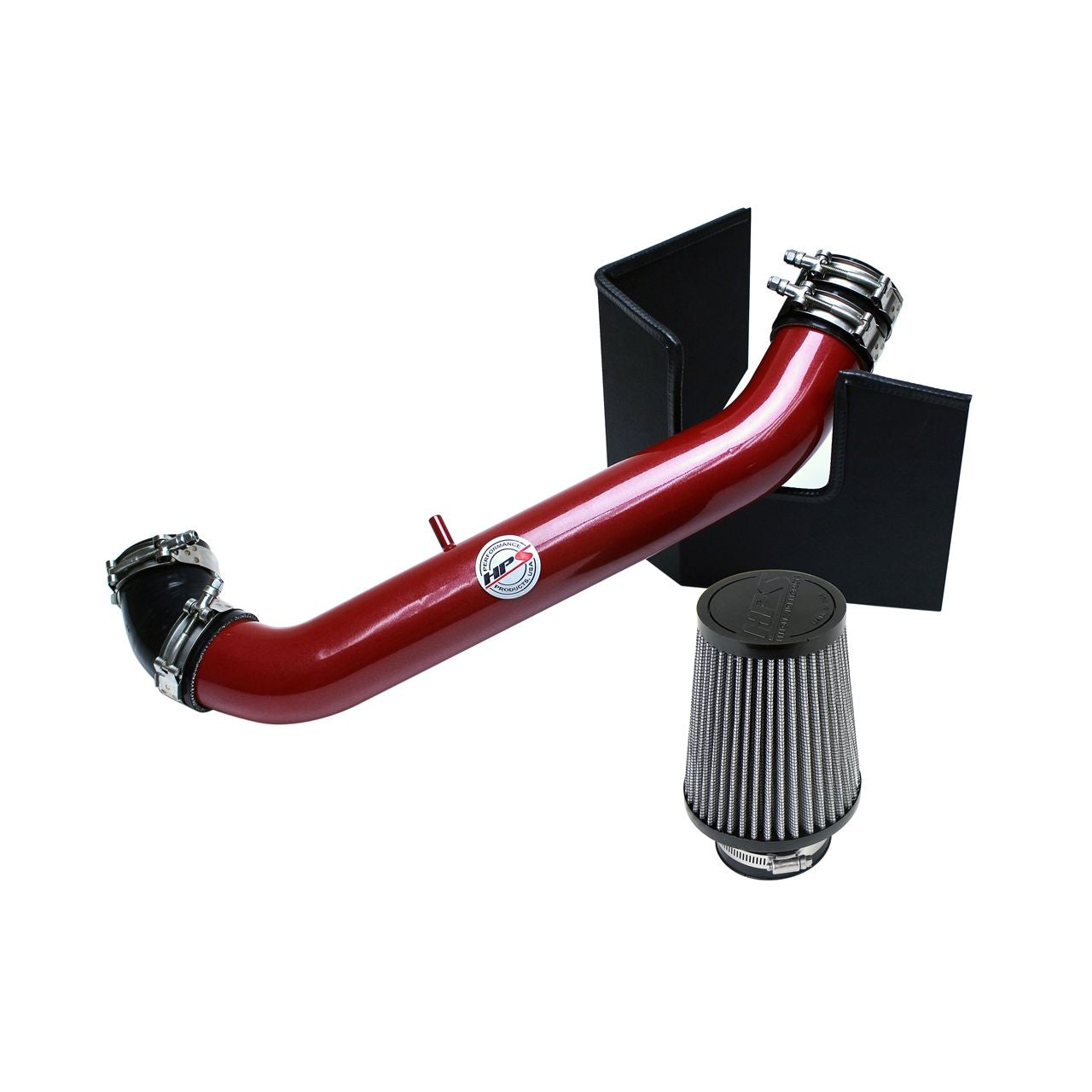 HPS Shortram Air Intake 1999-2005 Mazda Miata 1.8L Non Turbo, Includes Heat Shield, Red