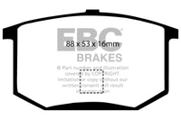 Thumbnail for EBC 75-80 Lotus Esprit 2.0 Greenstuff Rear Brake Pads