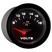 Thumbnail for Autometer Phantom II 2-5/8in 18V Electric Voltmeter Gauge